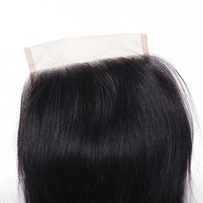Idolra Ombre Free Part Lace Closure Straight 100% Virgin Human Hair 1b/4/27